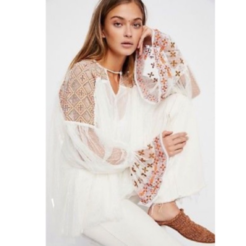 ⚡️NWT Free People Joyride Top-Ivory - Picture 7 of 7